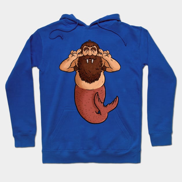 Walrus Man Hoodie by JenniferSmith